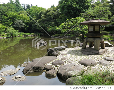 Japanese garden in the old Furukawa garden 70554973
