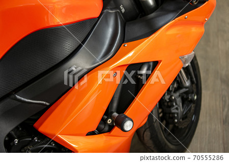 side fairing and anti-fall support of a sports motorcycle side fairing and anti-fall support of a sports motorcycle 70555286
