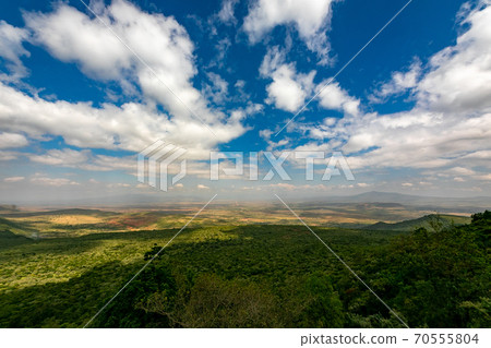 The Great Rift Valley, which runs through the African continent, on my way to the Masai Mara National Reserve in Kenya The Great Rift Valley, which runs through the African continent, on my way to the Masai Mara National Reserve in Kenya 70555804