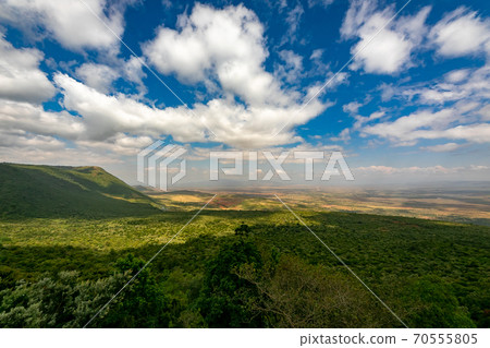 The Great Rift Valley, which runs through the African continent, on my way to the Masai Mara National Reserve in Kenya The Great Rift Valley, which runs through the African continent, on my way to the Masai Mara National Reserve in Kenya 70555805