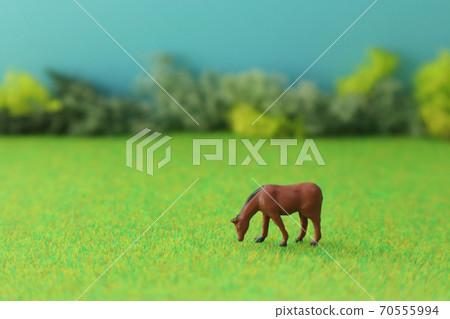 Diorama horse (New Year's card) Diorama horse (New Year's card) 70555994