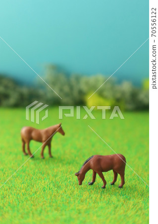 Diorama horse (New Year's card) Diorama horse (New Year's card) 70556122