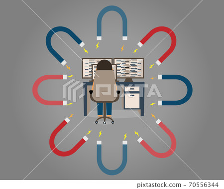High demand in developer jobs vector 70556344