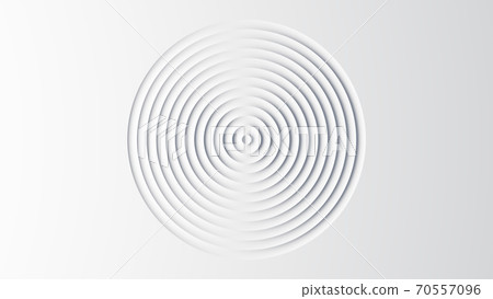 Abstract template of white circular waves 70557096