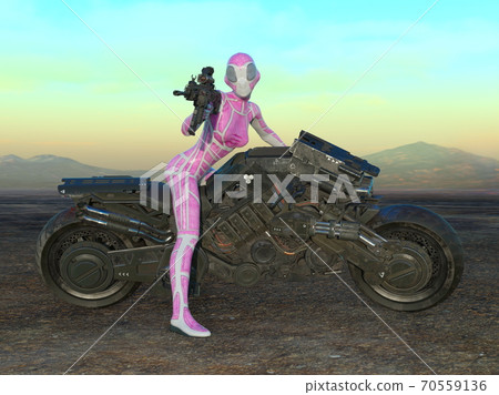 Female rider 70559136