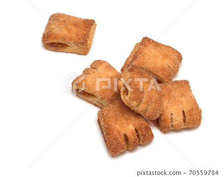 Puff pastry with apricot filling Puff pastry with apricot filling 70559784