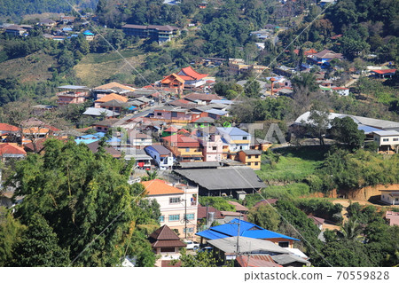 Satikhiri village in northern thailand: rural scenery Satikhiri village in northern thailand: rural scenery 70559828