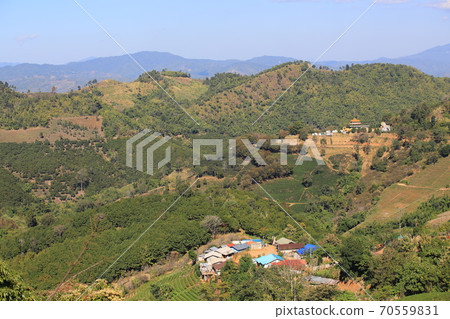 Satikhiri village in northern thailand: rural scenery Satikhiri village in northern thailand: rural scenery 70559831