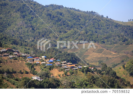 Satikhiri village in northern thailand: rural scenery Satikhiri village in northern thailand: rural scenery 70559832