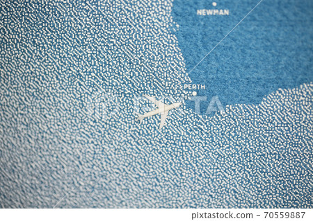 travel painted map with the plane travel painted map with the plane 70559887