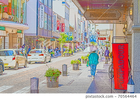 [動漫風格]神奈川縣橫濱市元町購物街 70564464