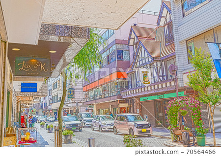 [動漫風格]神奈川縣橫濱市元町購物街 70564466