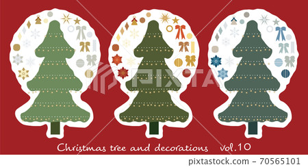 Christmas tree and decoration _10 Christmas tree and decoration _10 70565101