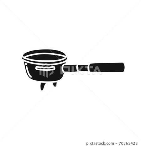 portafilter doodle icon, vector color line portafilter doodle icon, vector color line 70565428