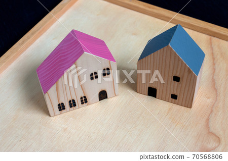 Family house dream concept, while buying a house for loved ones. Family house dream concept, while buying a house for loved ones. 70568806