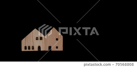 Family house dream concept, while buying a house for loved ones. Family house dream concept, while buying a house for loved ones. 70568808