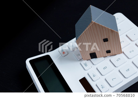 Family house dream concept, while buying a house for loved ones. Family house dream concept, while buying a house for loved ones. 70568810