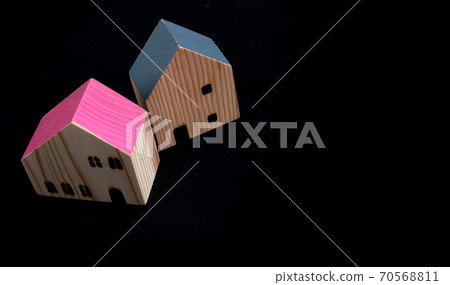 Family house dream concept, while buying a house for loved ones. 70568811