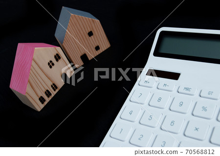 Family house dream concept, while buying a house for loved ones. Family house dream concept, while buying a house for loved ones. 70568812