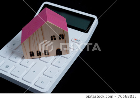 Family house dream concept, while buying a house for loved ones. Family house dream concept, while buying a house for loved ones. 70568813