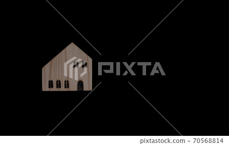 Family house dream concept, while buying a house for loved ones. Family house dream concept, while buying a house for loved ones. 70568814