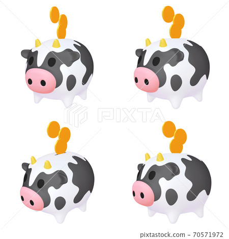 錢插圖材料牛存錢罐和硬幣(1)4件套切工收藏 錢插圖材料牛存錢罐和硬幣(1)4件套切工收藏 70571972