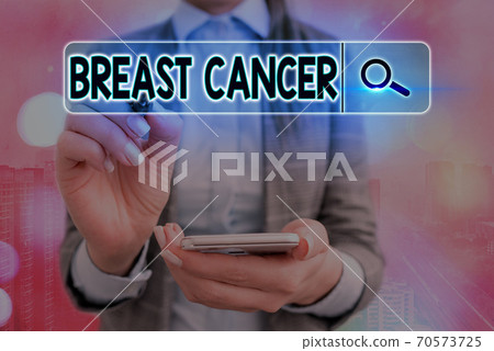 Writing note showing Breast Cancer. Business photo Writing note showing Breast Cancer. Business photo 70573725