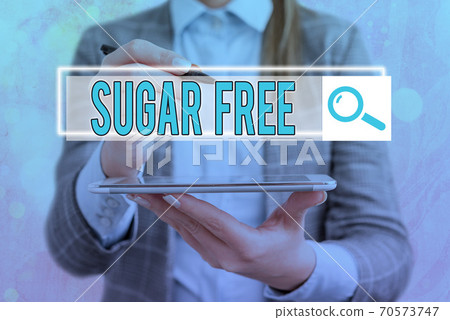 Text sign showing Sugar Free. Conceptual photo do 70573747