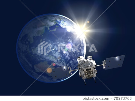 Earth Explorer探索返回3DCG圖像 70573763