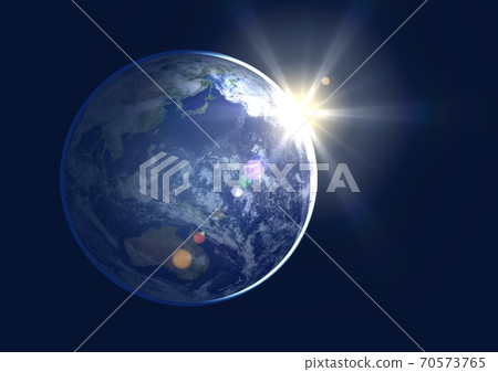 地球黎明日出早晨的太陽 地球黎明日出早晨的太陽 70573765