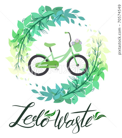Eco friendly mode of transport. Zero waste.... - Stock Illustration ...