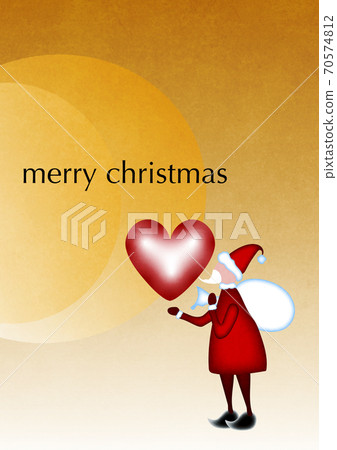 Christmas background material designed for Santa Claus 70574812