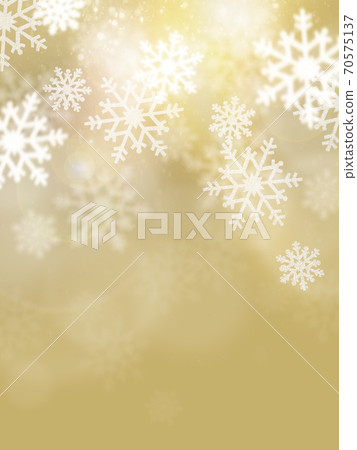 Golden glittering snowflake background-there are multiple variations 70575137
