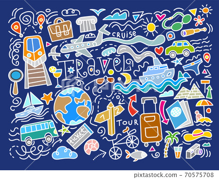 travel doodles travel doodles 70575708