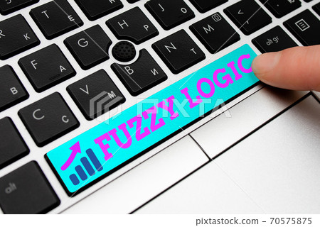 Handwriting text Fuzzy Logic. Concept meaning Handwriting text Fuzzy Logic. Concept meaning 70575875