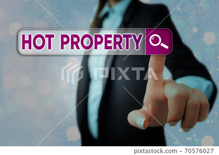 Conceptual hand writing showing Hot Property Conceptual hand writing showing Hot Property 70576027