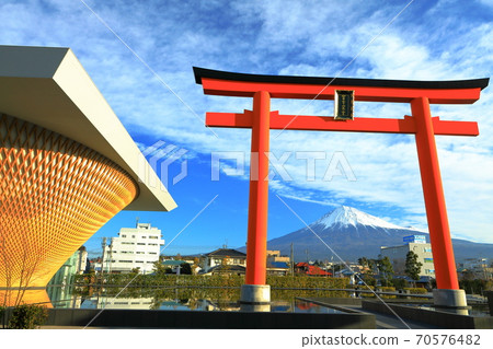 靜岡縣富士山世界遺產中心和富士山 70576482