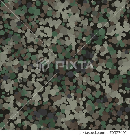 Camouflage pattern background. Classic clothing style masking camo repeat print 70577491