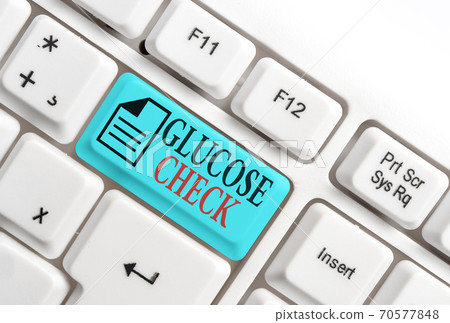 Word writing text Glucose Check. Business concept Word writing text Glucose Check. Business concept 70577848