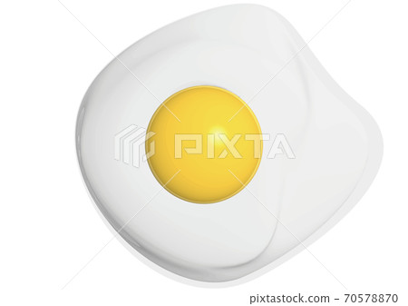 Vector real illustration of shiny fresh eggs, no sample characters, transparent background 70578870