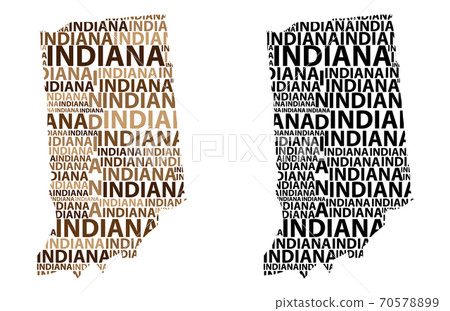 Indiana map Indiana map 70578899