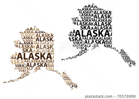 Alaska map Alaska map 70578900