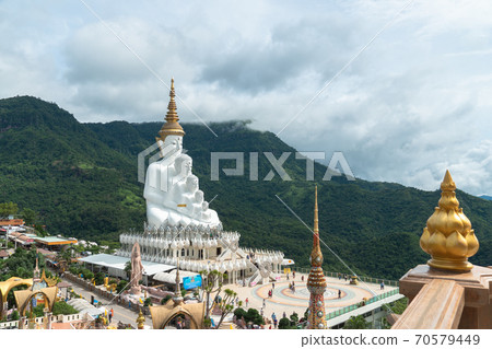 beautiful 5 sitting Buddha statues 70579449