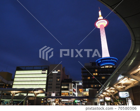 京都塔白色點亮 70580306