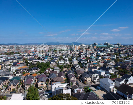 名古屋市的風景與無人機一起乘坐 70583192