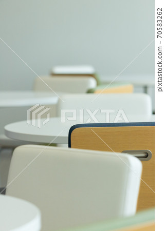 Chairs and tables in a cafe restaurant 70583262