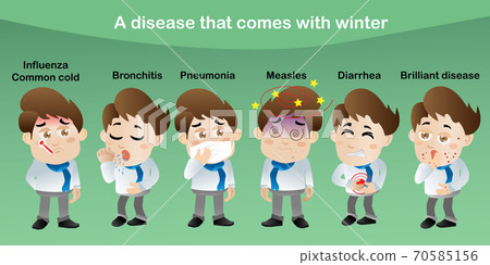 There are 6 diseases that come with winter. Influenza, pneumonia, bronchitis, rubella, diarrhea, brilliant disease, There are 6 diseases that come with winter. Influenza, pneumonia, bronchitis, rubella, diarrhea, brilliant disease, 70585156