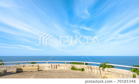 View of the Sea of Japan from Kamanyu Road Park (Ine Town, Yosa District, Kyoto Prefecture) 70585348