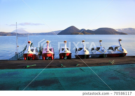 天鵝船（北海道，洞爺湖溫泉） 70586117