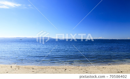 Summer in Kannonzaki, Hashirimizu, Yokosuka City, Kanagawa Prefecture, a tourist destination in Tokyo Bay Summer in Kannonzaki, Hashirimizu, Yokosuka City, Kanagawa Prefecture, a tourist destination in Tokyo Bay 70586402